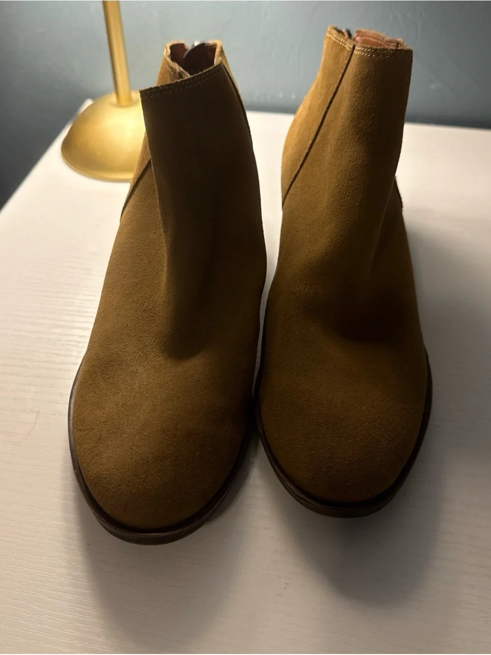 Lucky Brand suede ankle